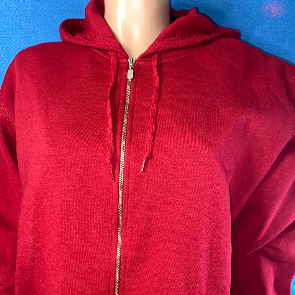 LADY FOOT LOCKER LFL OPIUM RED HOOD JACKET